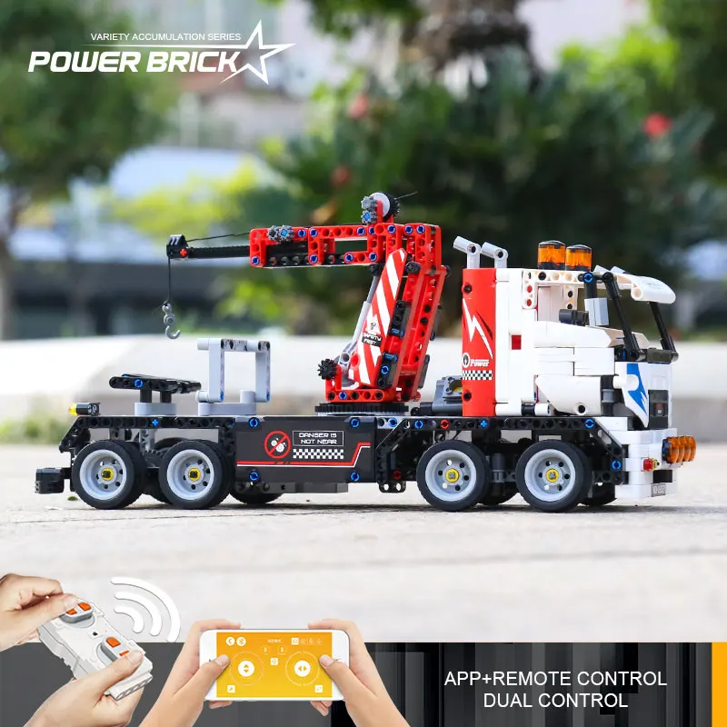 Mould King 15027 High-Tech RC Sets The Remove Obstacles Truck Model Building Blocks Brick Kids Christmas Gifts