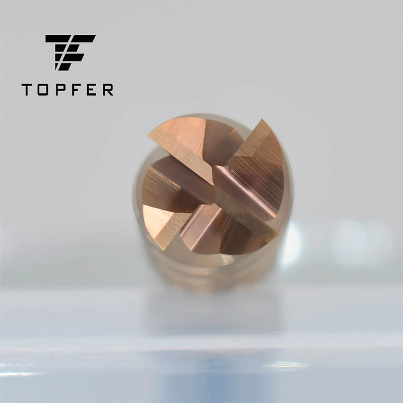 
Tungsten Carbide Steel V Groove Square CNC Engraving Milling Cutter for Stainless Steel 