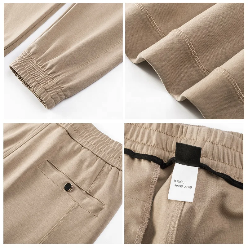 OEM ODM  Hight Quality Fitness Jogging Gym Stacked Sweat Pants Streetwear Blank Men Sweatpants Joggers Sweatpants Sports Pants