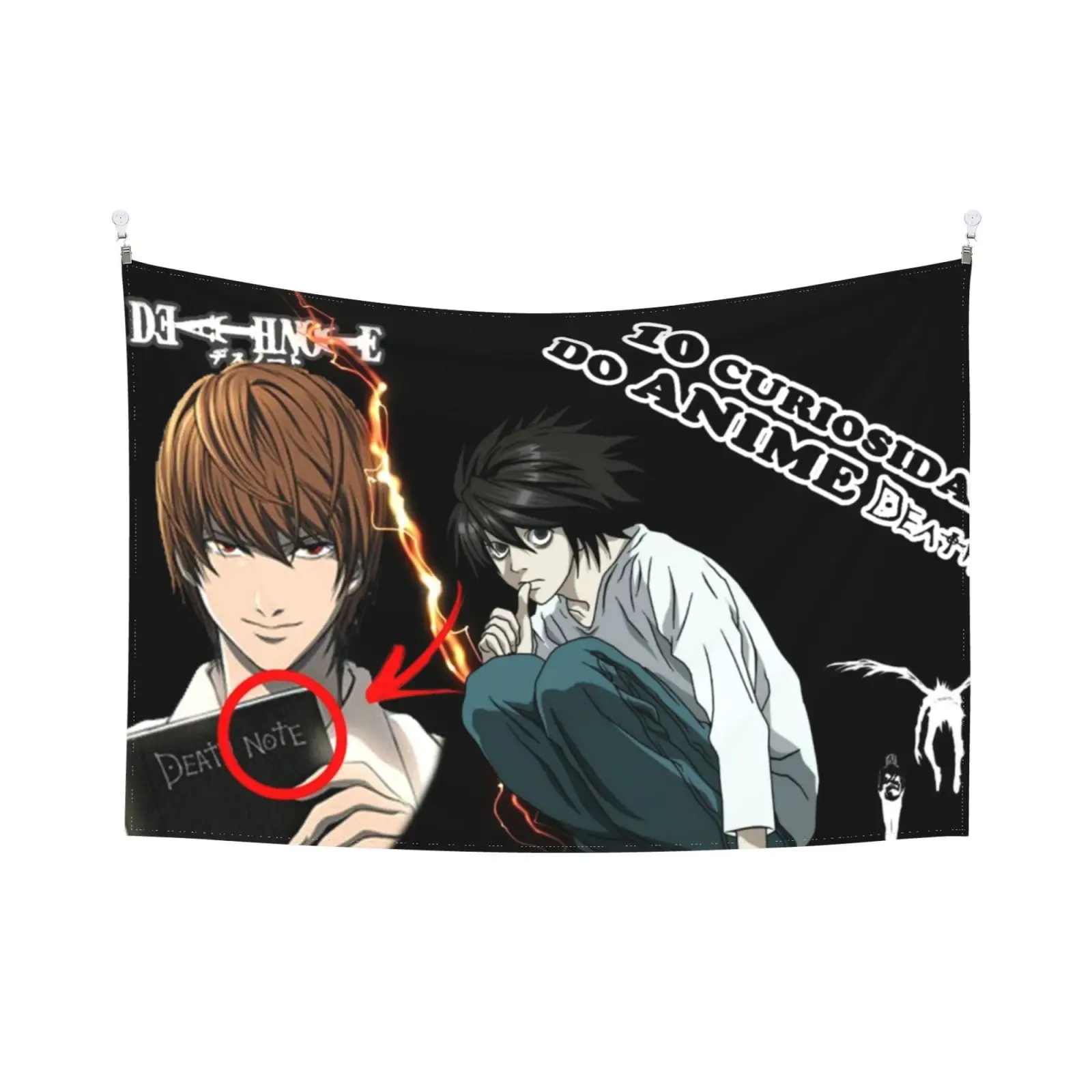 2021 Hot death note Wall Decoration Bedroom Wall Hanging Tapestry death note decoration anime tapestry