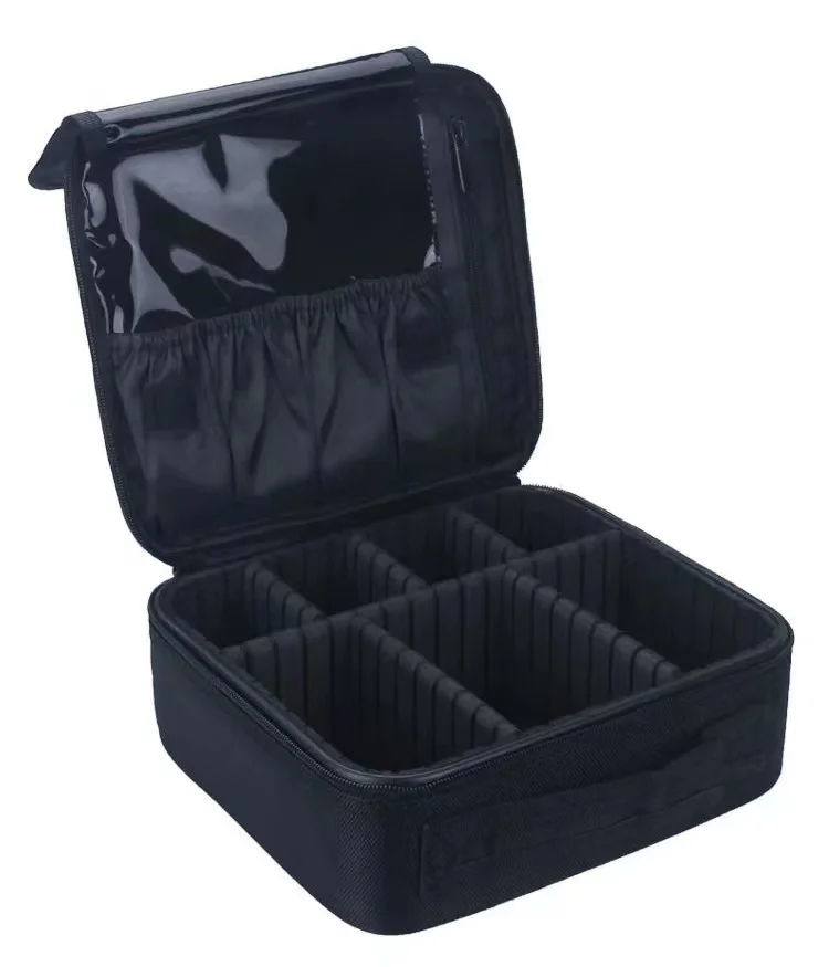 Портативная дорожная водонепроницаемая сумка для кистей для макияжа, портативная нейлоновая сумка для туалетных принадлежностей