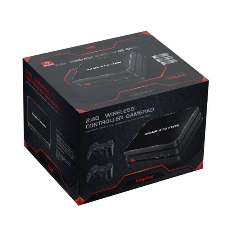 Четырехигровая Боевая приставка M8 Plus Игровая HDM 10000 беспроводной Эмулятор