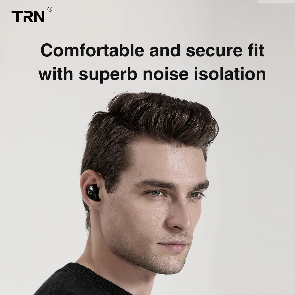 TRN T200 Aptx/AAC/SBC V5.0 BT TWS Hybrid DriversEarphone E arbuds