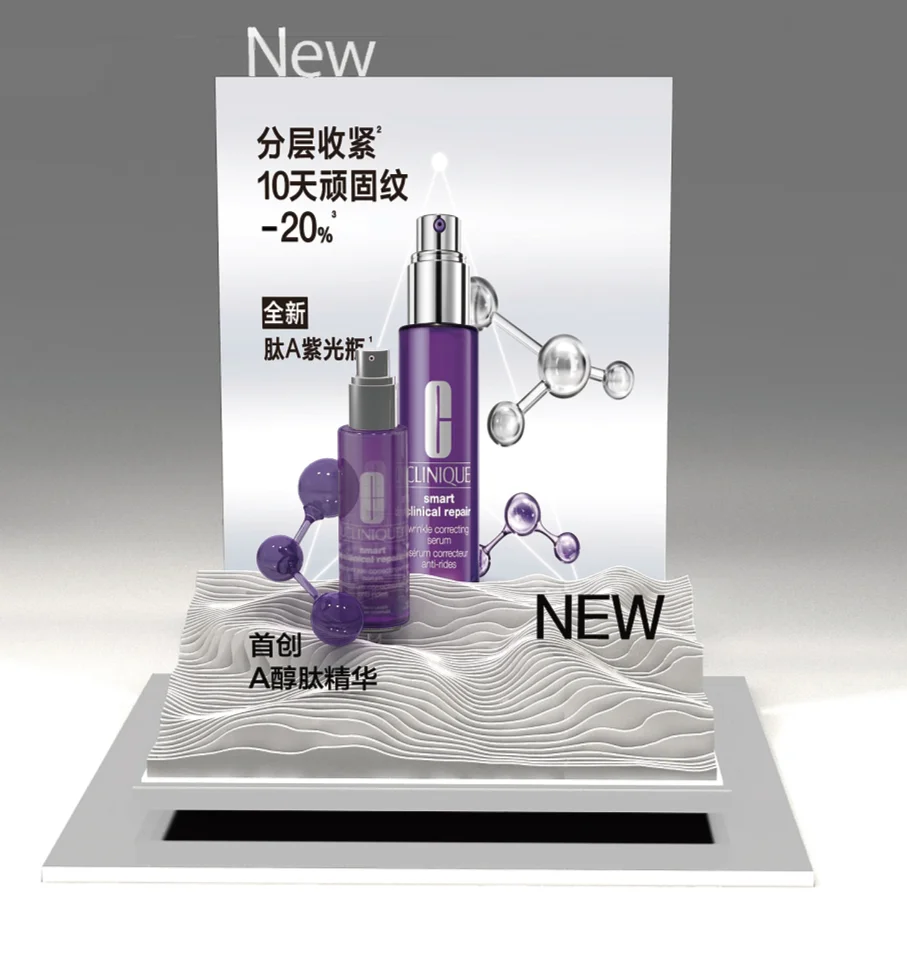 Customized High Quality Countertop Display Stand makeup display stands for Store Cosmetic Perfume Display Stand