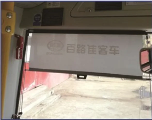 D-type Hinge Style Windshield Bus SunShade