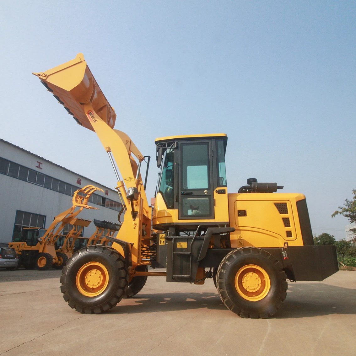 CE Approved Cheapest China Wheel Loader Tractor Front End Shovel Loader Dumper Small Excavator Mini Backhoe Loaders