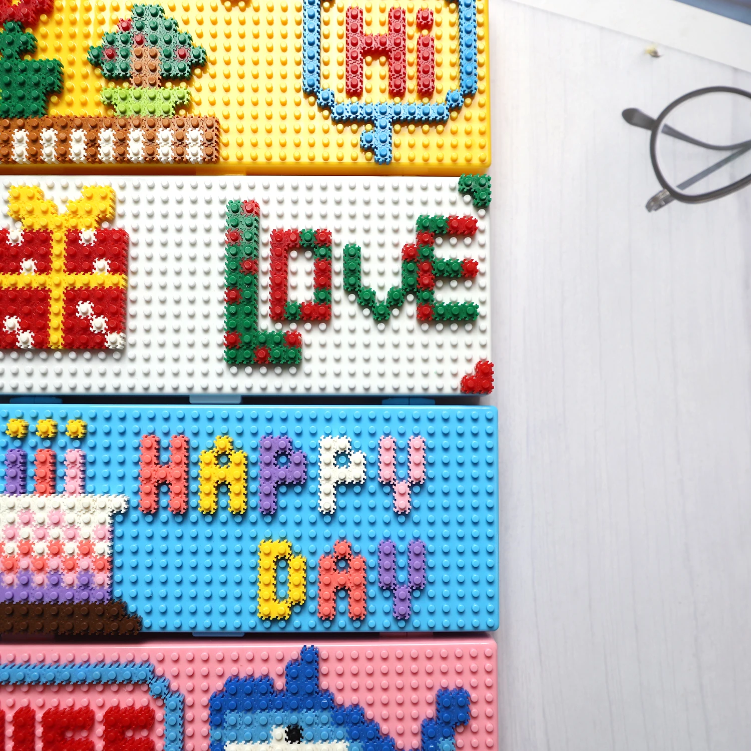 DIY kit 3D Kids Toys Handmade Puzzle hobby kit Children Blocks  Keychain building block for child