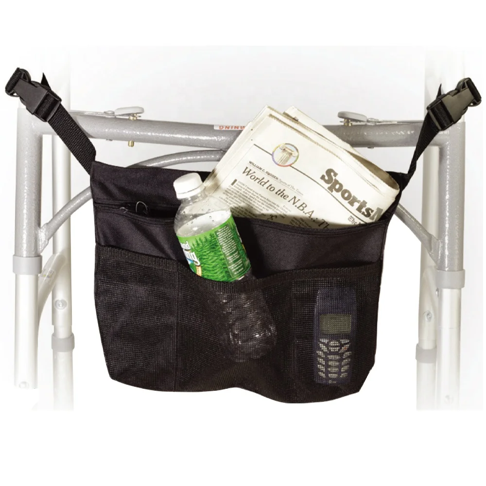 Fashion Style Secure Storage Pouch Walker Wheelchair Bag For Walker