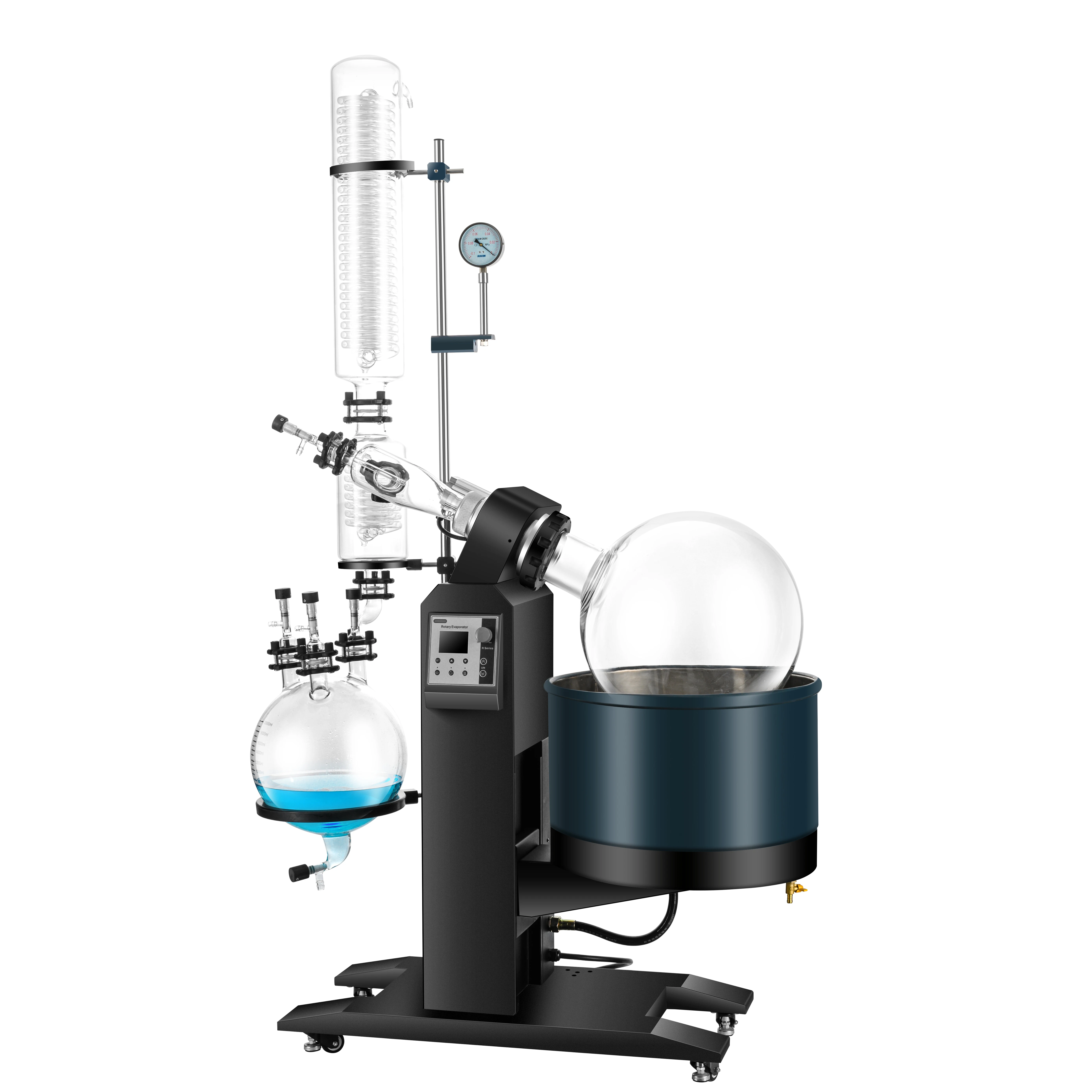 Herb Essential Oil Distillation Machine 10L Efficient Automatic Rotary Vacuum Evaporator R1010