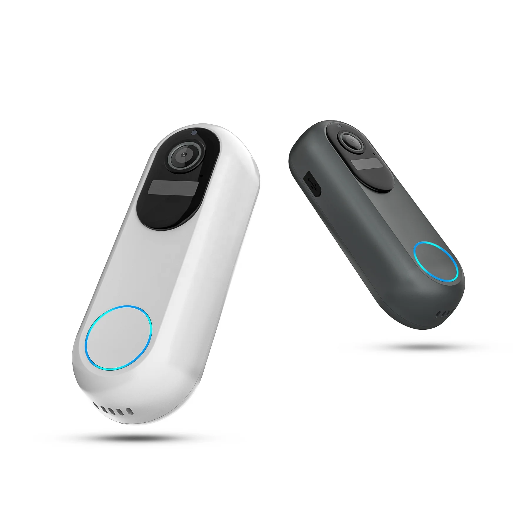 Беспроводной дверной звонок, Водонепроницаемый дверной звонок ночного видения HD 1080P, двухсторонний звук, умный Wi-Fi, видеозвонок, камера безопасности