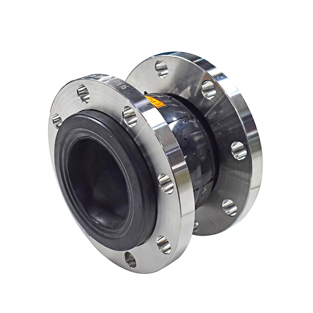 Flexible Connector Coupling Pipeline Bellows Compensator EPDM  Flanged Rubber Expansion Joint