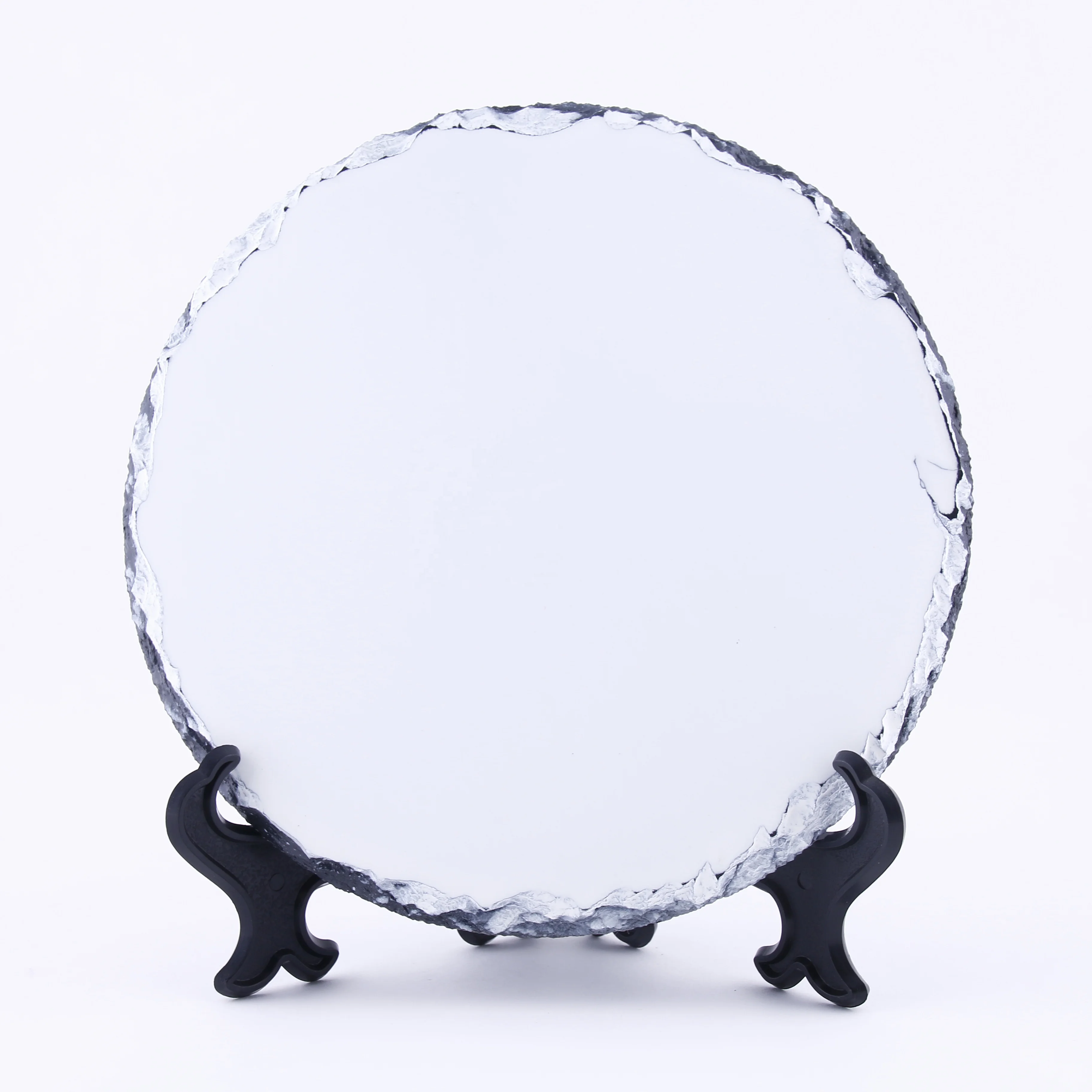 Sublimation Blanks Rock Photo,Sublimation photo heart stone slate for printing 30*30cm SH36