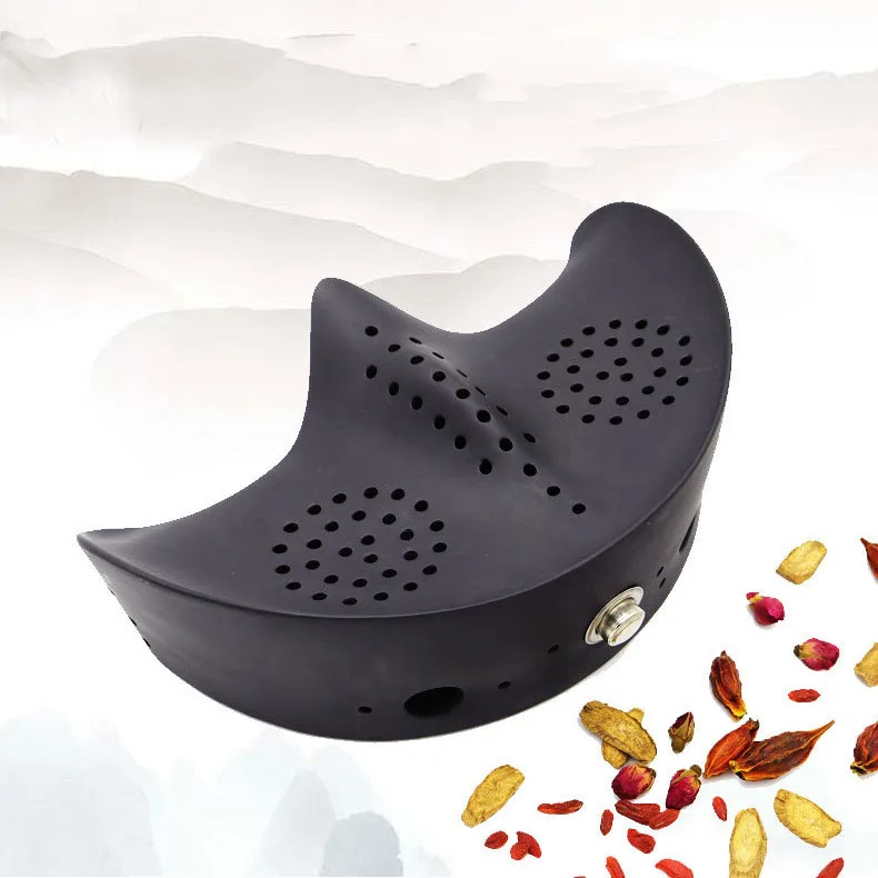 Custom Heat Gathering Increase Blood Circulation 3 level Temperature Control Ceramic Sitting Moxibustion Instrument