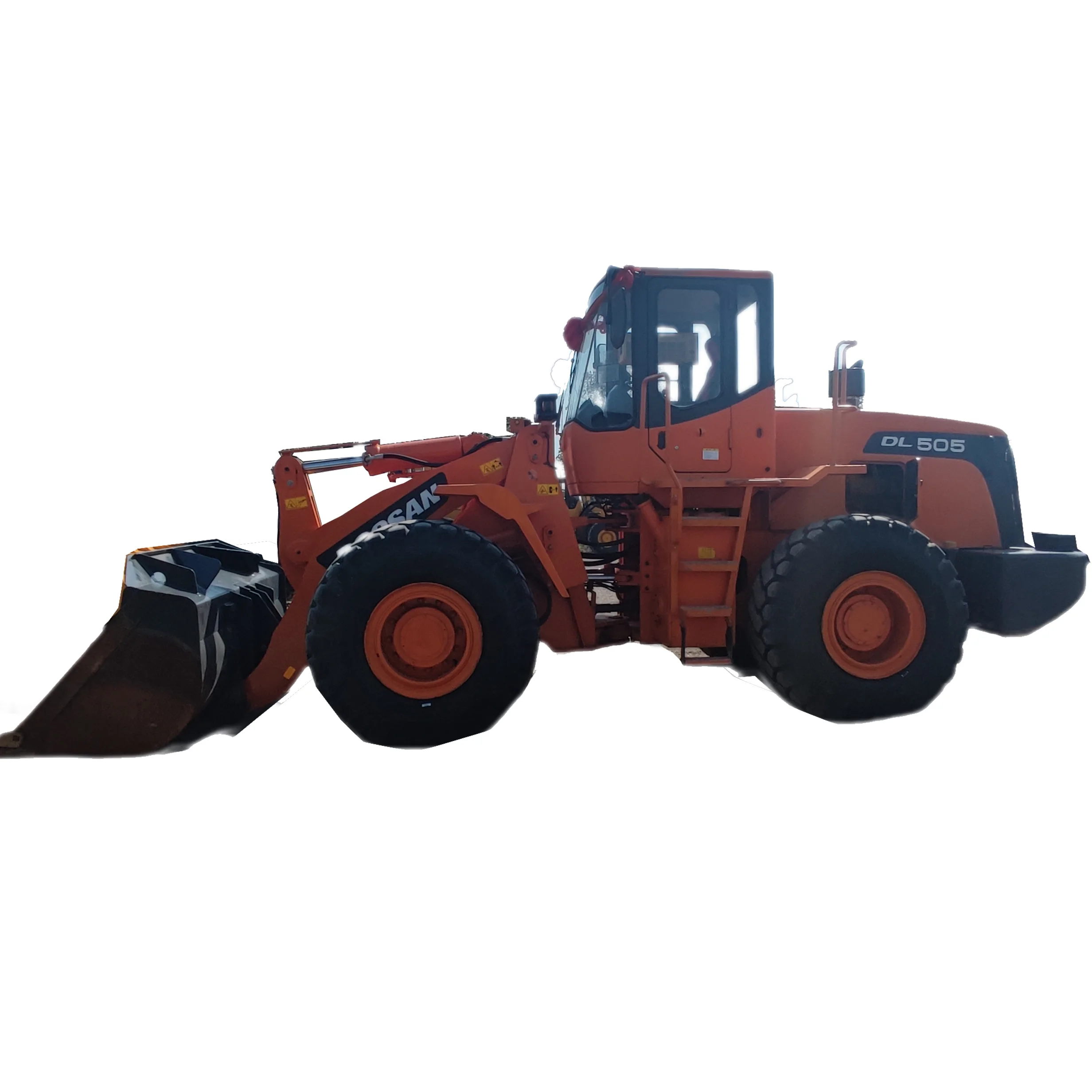 Подержанная землеройная машина оригинальный дизельный погрузчик Doosan 505