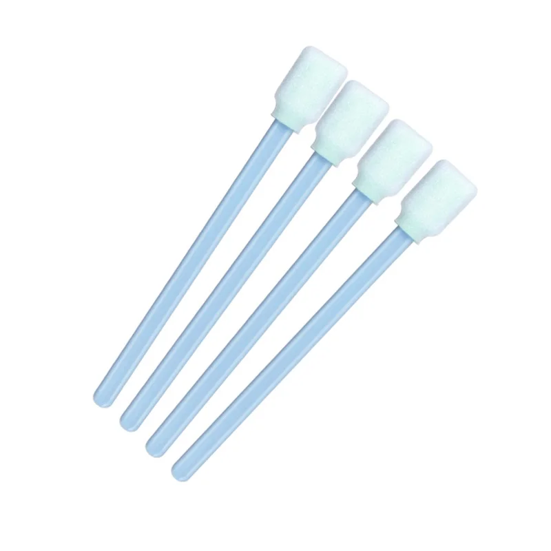 Industrial Clean Lens Lint Free Rectangular Sponge Foam Cleaning Swabs For Ink Printer Head