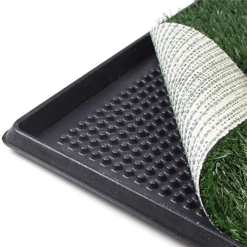 Indoor Outdoor Dog Potty Systems Reusable and Portable Trainer Tray for Puppy Training 3 Parts Dog Pet Toilet