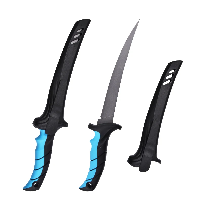 WPK-blue 2021 New Arrival Fillet Knife Fishing Slicing Floating Coating Stainless Steel Fish Knife