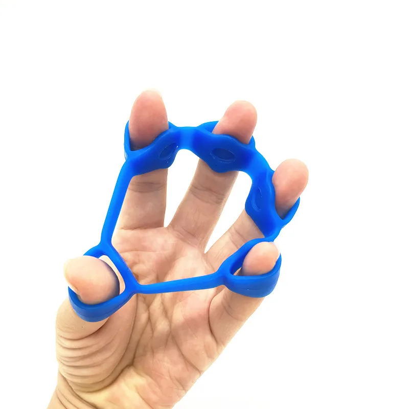 Hot selling Gripper Strength Trainer Resistance Band Stretcher Silicone Finger Hand Grip