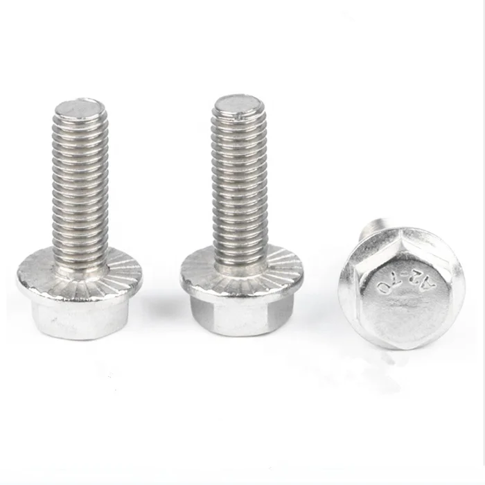 Ready to ship DIN 6921 SS316 M5 to M20 Hex flange bolt