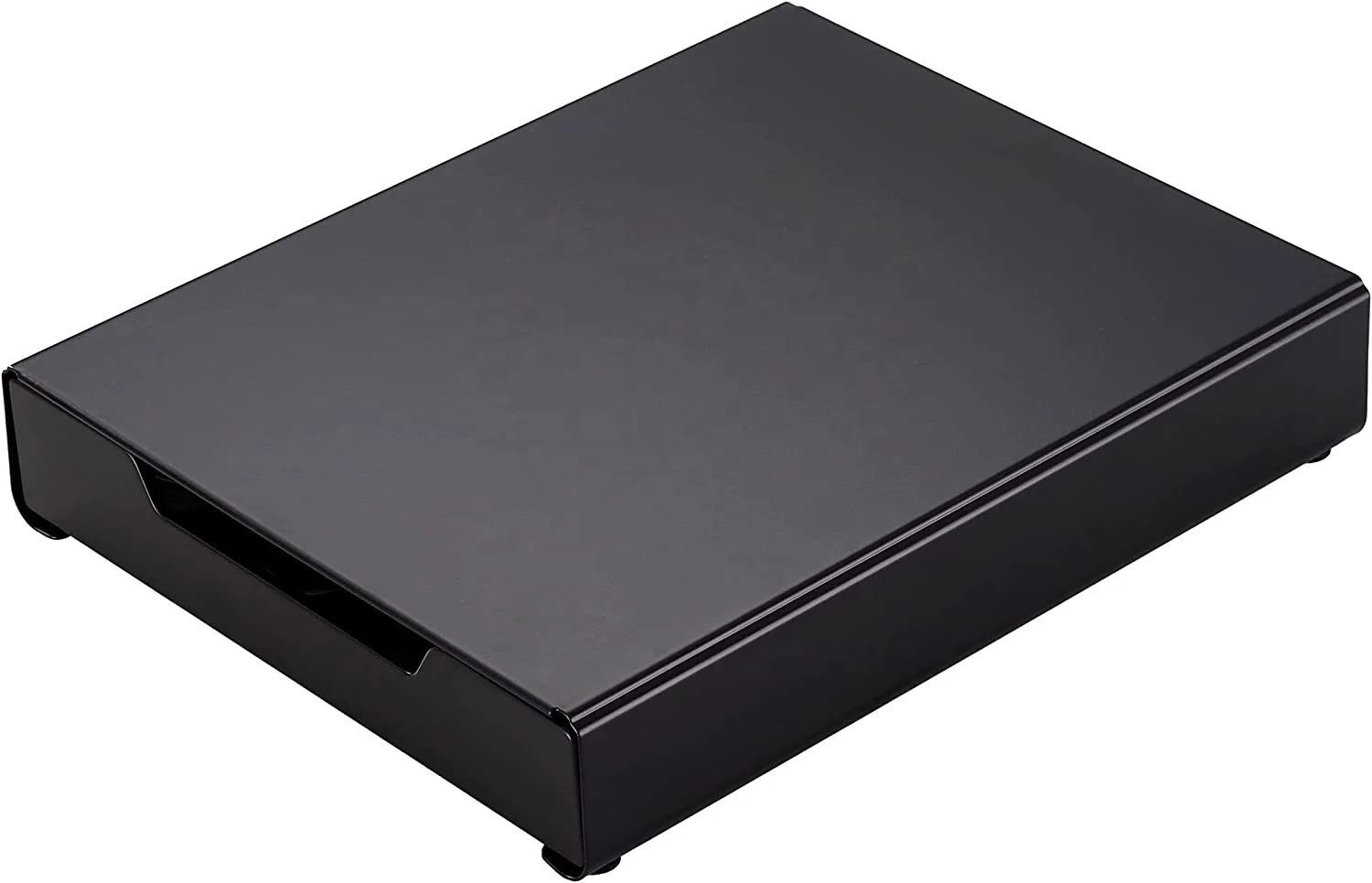 Wholesale Supply Home Black Metal Plate Dolce Gusto Coffee Capsule Drawer