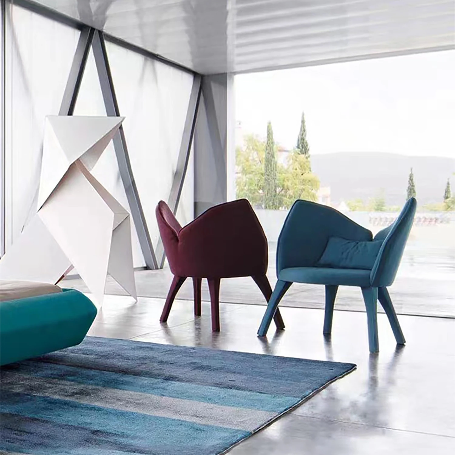 Elegant Lounge Chairs Fashionable Leisure Chair for Trendy Homes