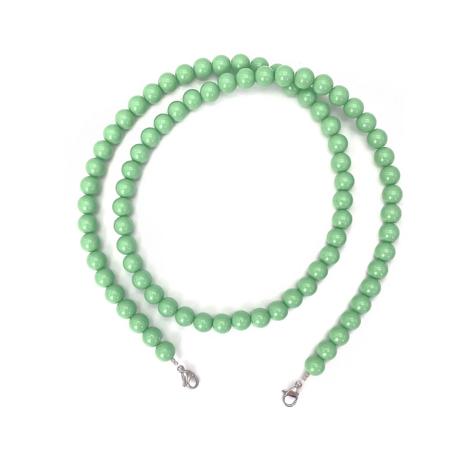 Macaron Color Candy Beads 8mm Acrylic Round Beads Glasses Chain Glasses Rope Mask Hanging Rope