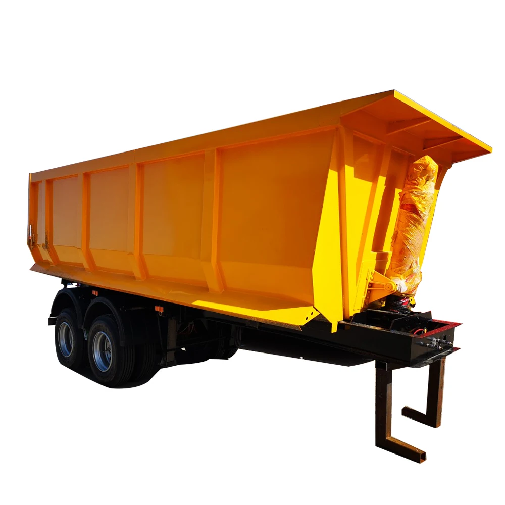 Manufacture Direct Sale price hydraulic steel 354 Axles Heavy Duty 60/80T dump semi trailer verified for sale