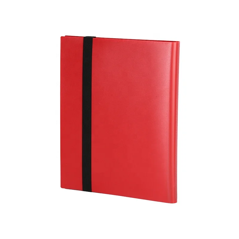 4 Pockets Card Photo Protector Album Binder Desk Card Game Plastic Indoor PP Plastic Waterproof OEM