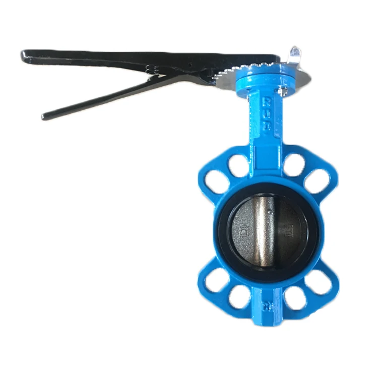 DIN PN16 Ductile Cast Iron 18 Inch Butterfly Valve with Water Oil Gas Flange Ends Manual EPDM NBR VITON PTFE NR
