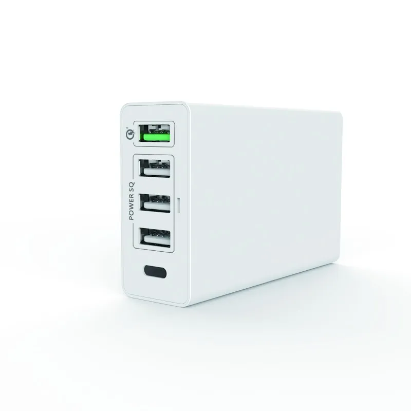 
5 USB universal charger 50W PD QC3.0 wall charger adapter fast charging for iphone for samsung 