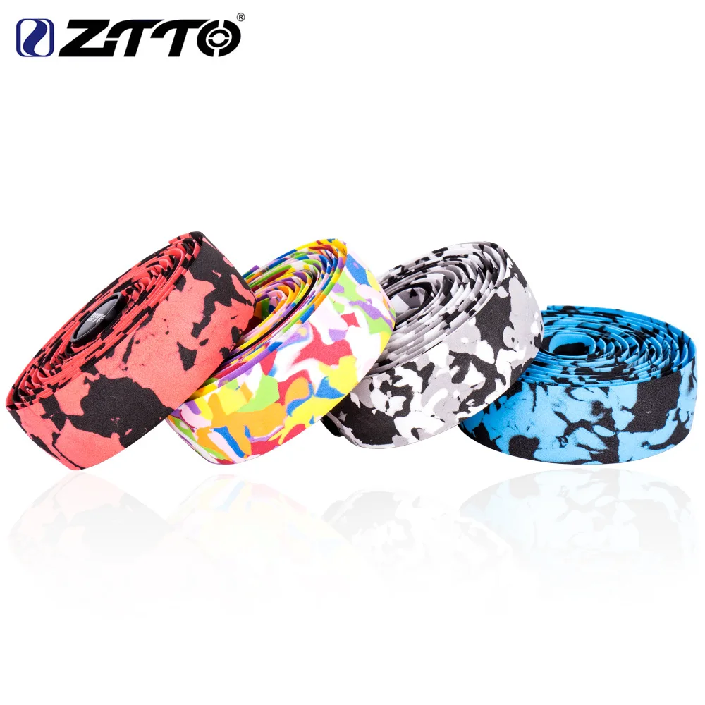 ZTTO Comfortingly Durably Colorful Road Bike Bicycle painted Synthetic sponge Handlebar Bar Tape Wrap