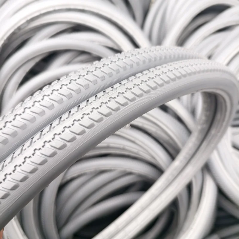 26X1 3/8 Grey MTB Racing Road Bicycle Tire Bike Solid Wheelchair Tyre with Excellent Performance