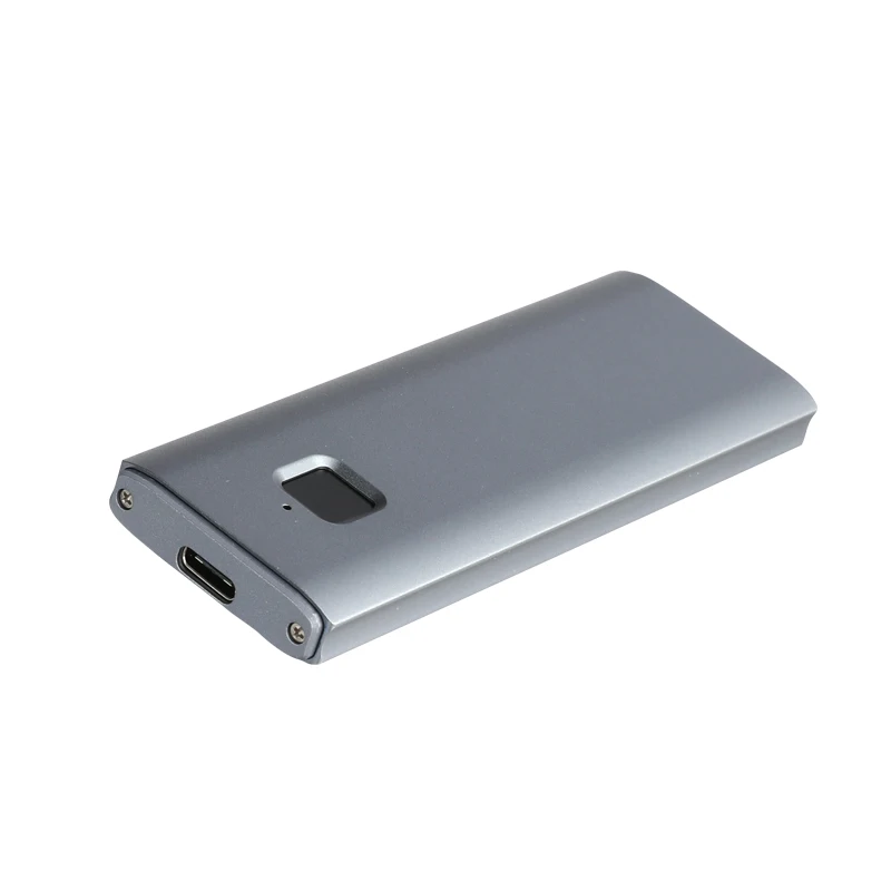 Wholesale Mobile Hard Drive Full Metal Capacitor Fingerprint Encryption Usb Solid State Hard Drive Disk Ssd