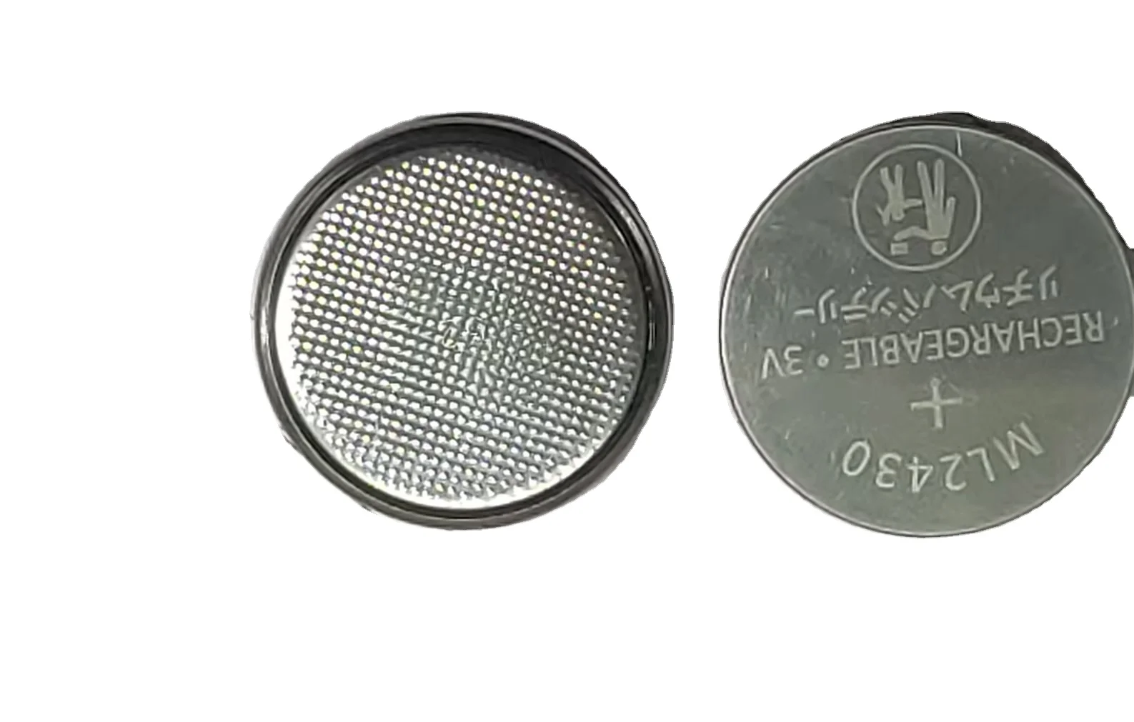 3V rechargeable button cells ml2430 battery coin batteries