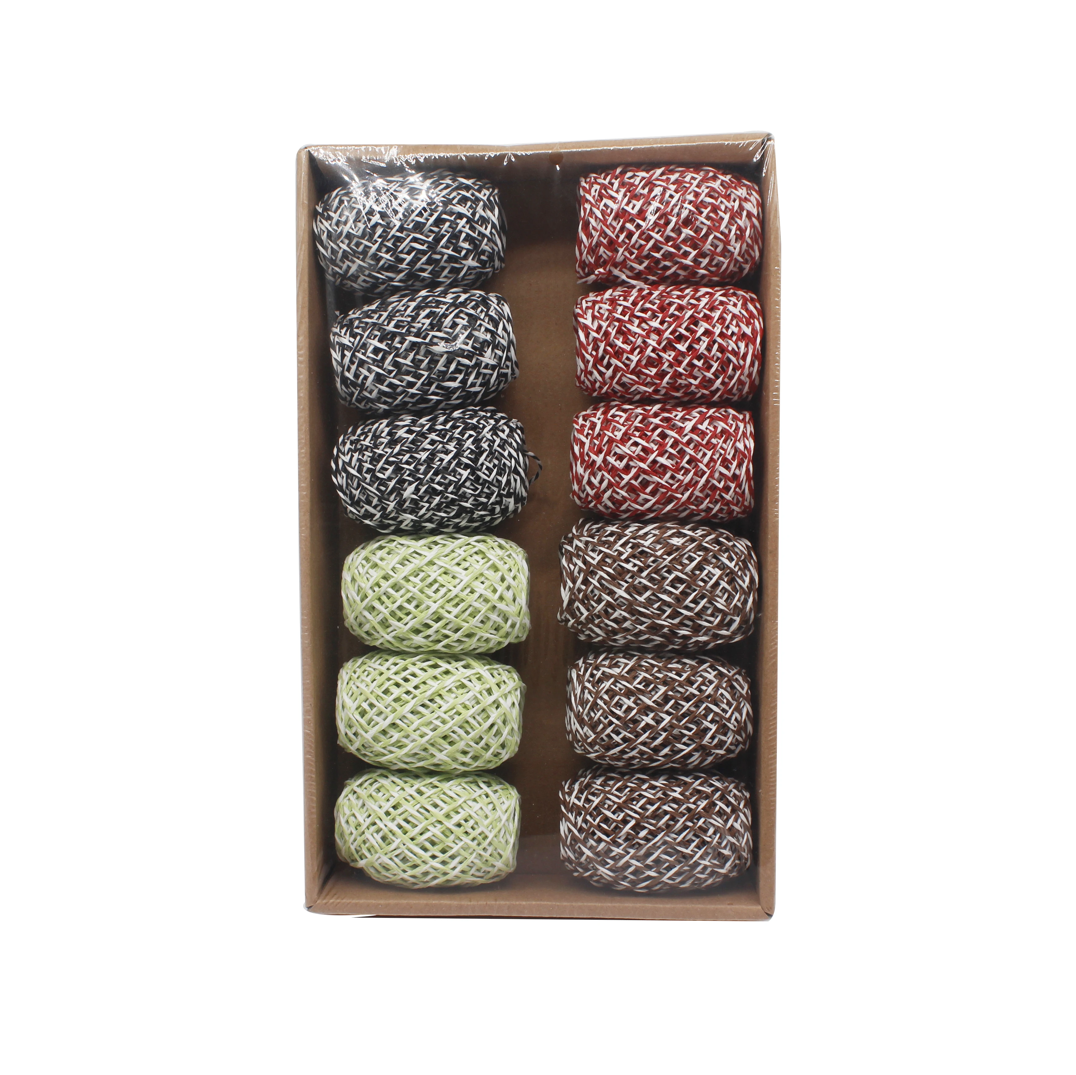 Eco-Friendly Wholesale 2mm 2Strand Paper Rope Diy Twist Decorative Paper Rope String Cord Baker Twine Rope Roll