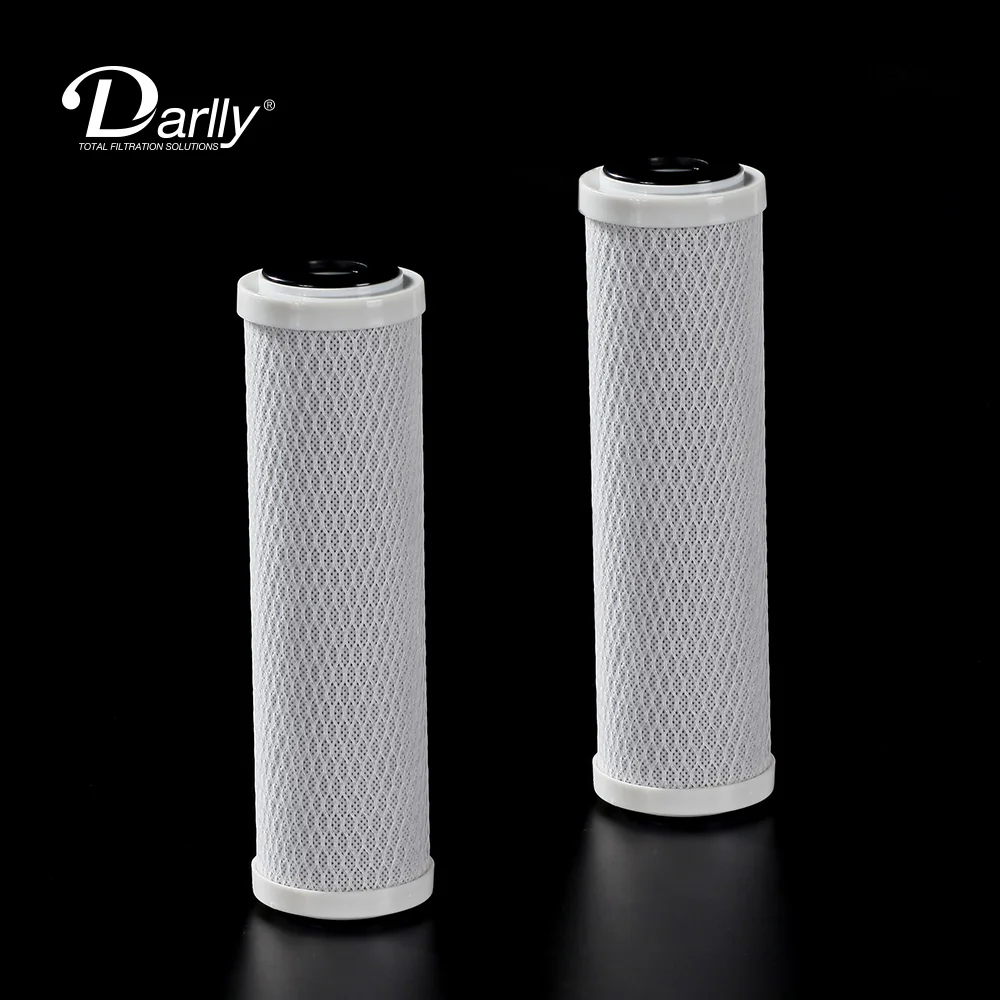 Darlly Customize10/20/30/40 Inch CTO Activated Carbon Block Filter Cartridge For RO Drinking Water Treatment cto water filter