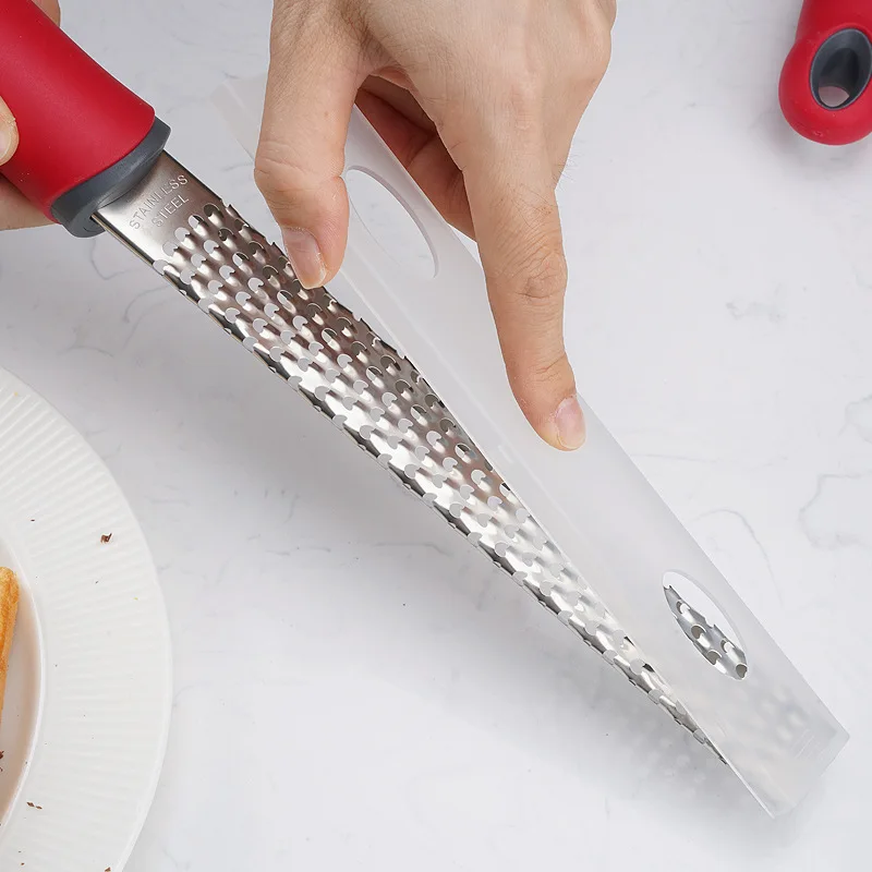 High Quality Stainless Steel Cheese Grater and Lemon Citrus Zester Metal Kitchen Gadgets for Vegetable Use