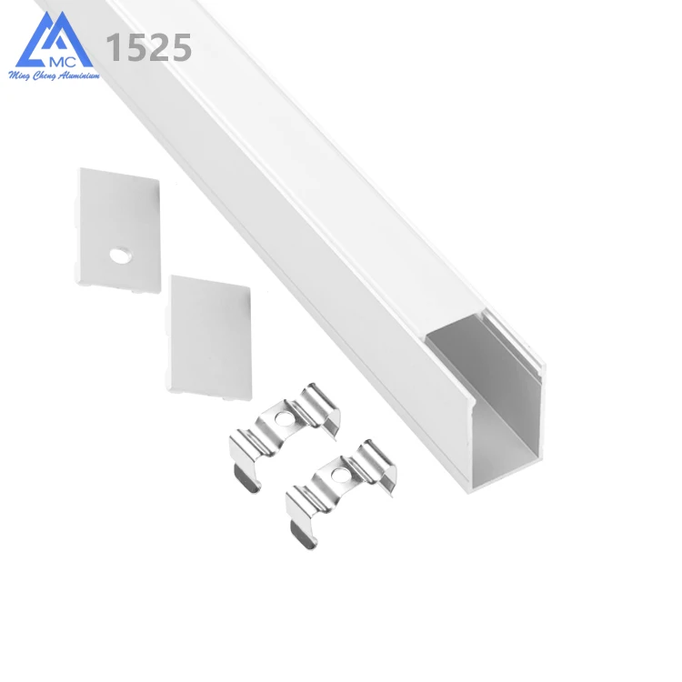 surface mounted LED aluminum profile black LED channel for flexible or rigid LED strips