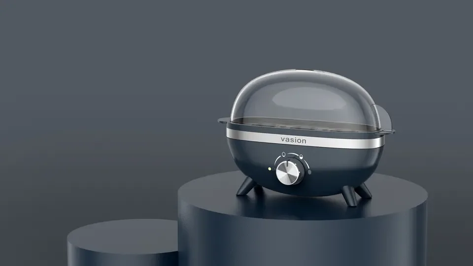 Home Small Kitchen Appliances Food Grade Mini Egg Cooker Portable 3 Eggs Capacity Electric Egg Boiler