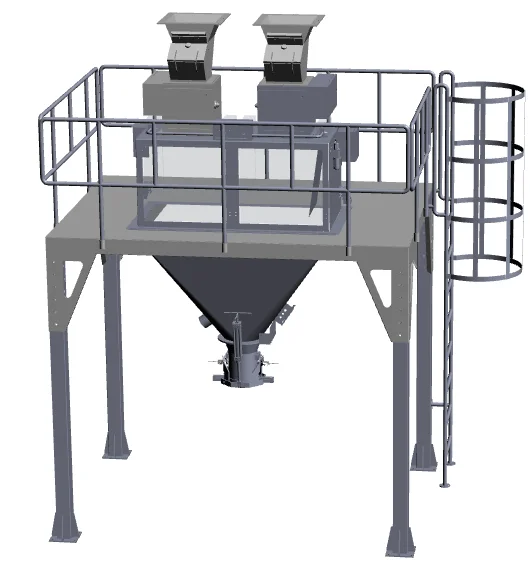 
25KG bag filling machine gravity type packing scale 