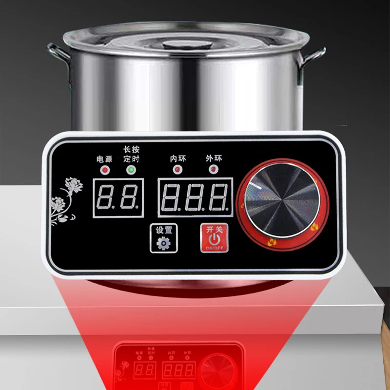Commercial Multi-Eye Induction Cooker Induktionsherd Multi-Head Electric Ceramic Stove High-Power Desktop Frying Stove