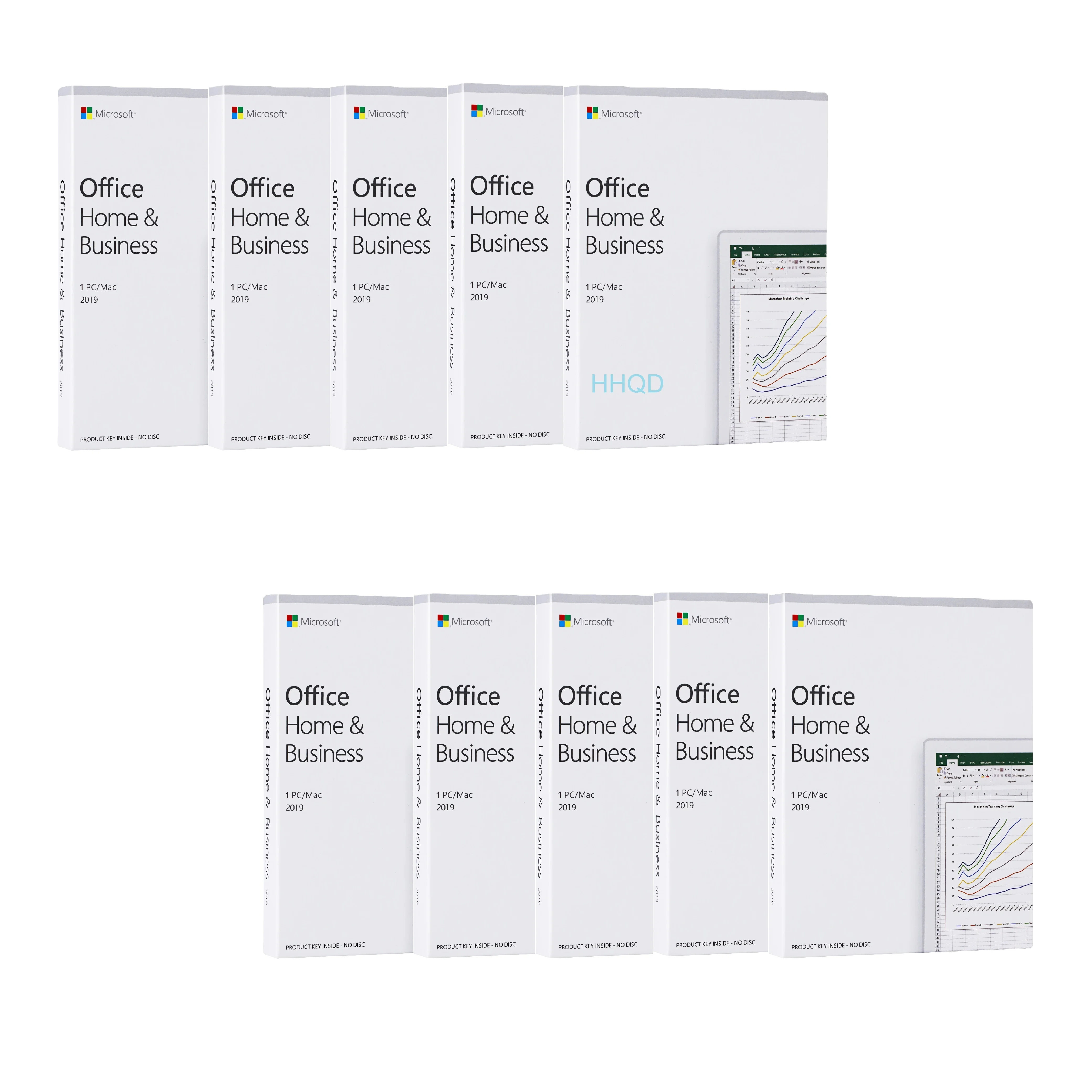 Wholesale 10 pcs Office Home and Business 2019 for PC Lifetime License Key Office 2019 hb Online Activation Email Binding