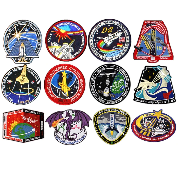 No Minimum Order Quantity Sew On Personalized Brand Fashion Letters Logo Custom Cool Jeans Cheap Chenille Embroidery Patches