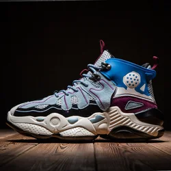 2021 New Breathable Leather Sneakers Men Running Shoes Lightweight Outdoor Walking Sport Shoes Soft Sole Men