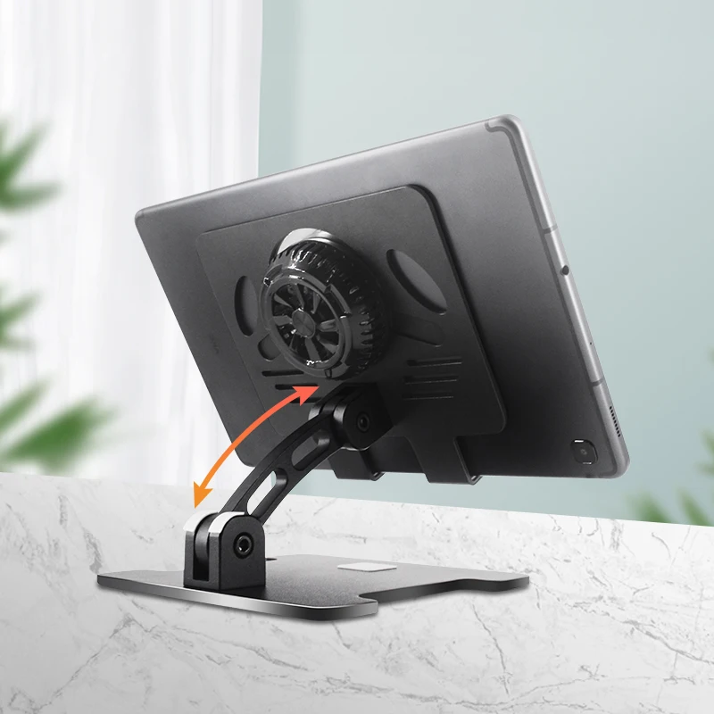 Suit for PUBG Tablet Stands Cooler Fan Stable Cooling Holder  Quiet Fan Laptop Stand For Ipad Pro Stand