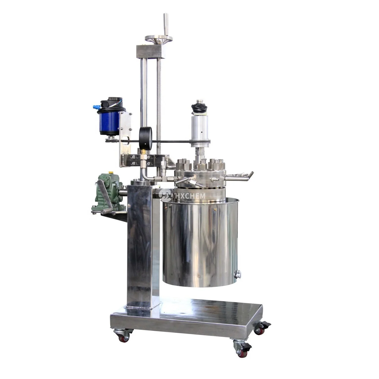 Phosphoric acid resistant laboratory pressure titanium reactor for battery production