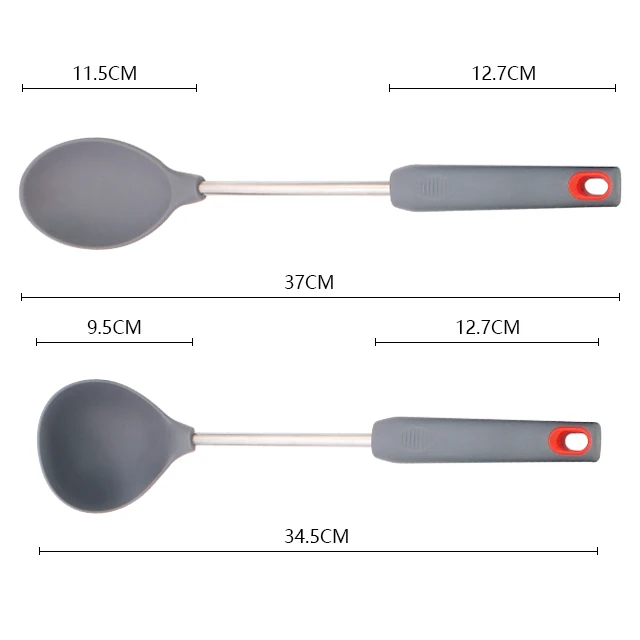 Cooking Utensils Food Grade Silicone Kitchen Utensils Cookware Sets