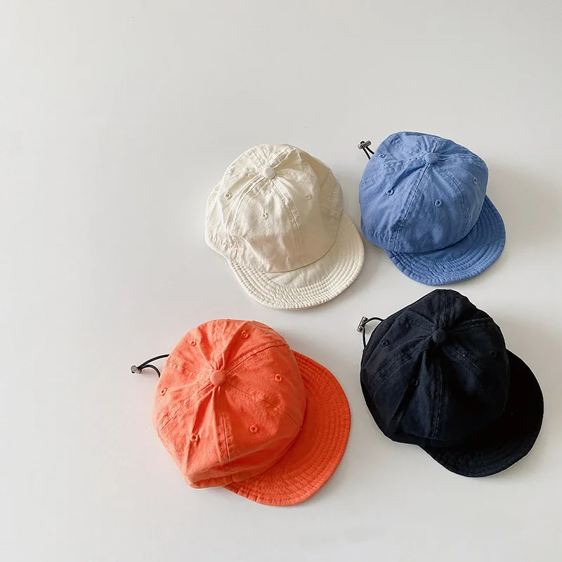 wholesale ready to ship kids causal baseball cap baby boy soft cotton hat for toddler girl 22C085