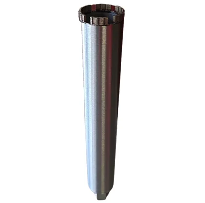 Diamond core drill bit laser welded for concrete and asphalt with flat or turbo segment BLGFGC