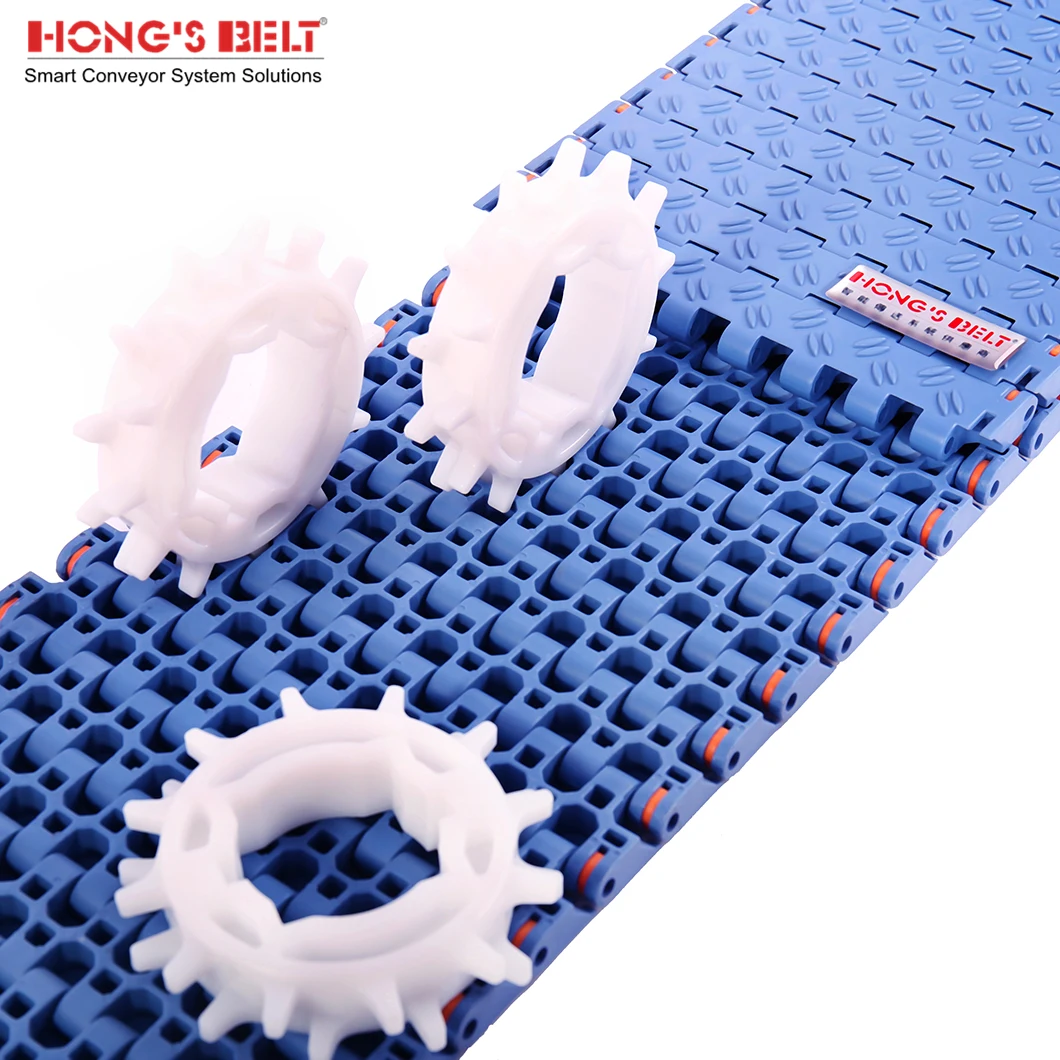 Hongsbelt Corrugated Cardboard Solutions Conveyor Modular Belt with Patterns